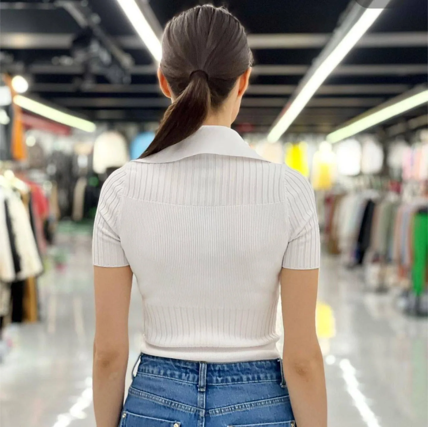 Collared Knit Bodysuit image indicator(2)