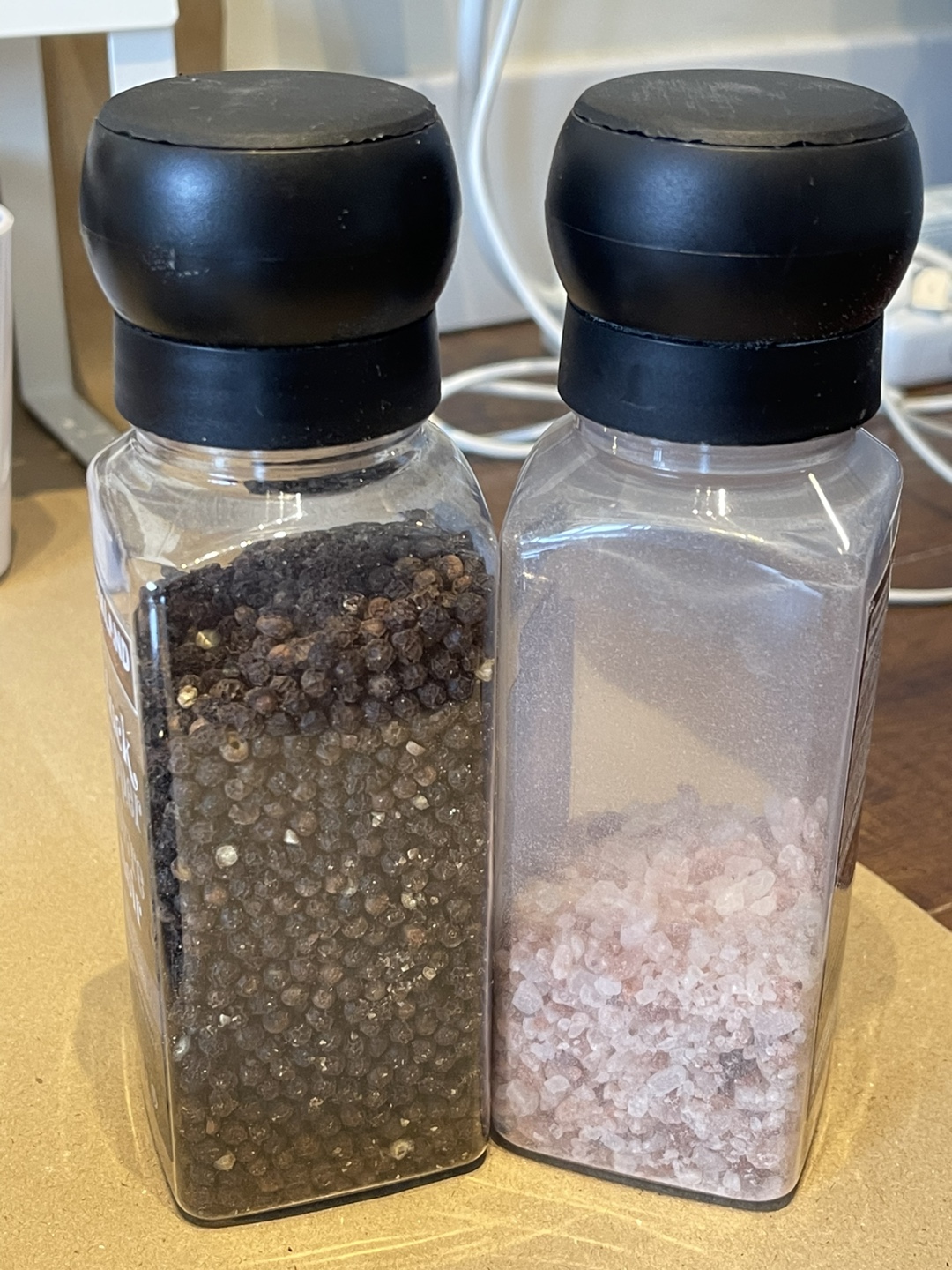 （5 items）Kirkland Black Pepper & Pink Salt Grinders - photo 2