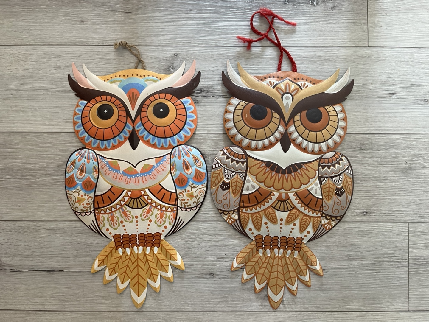 Metal Owls - 19 in
