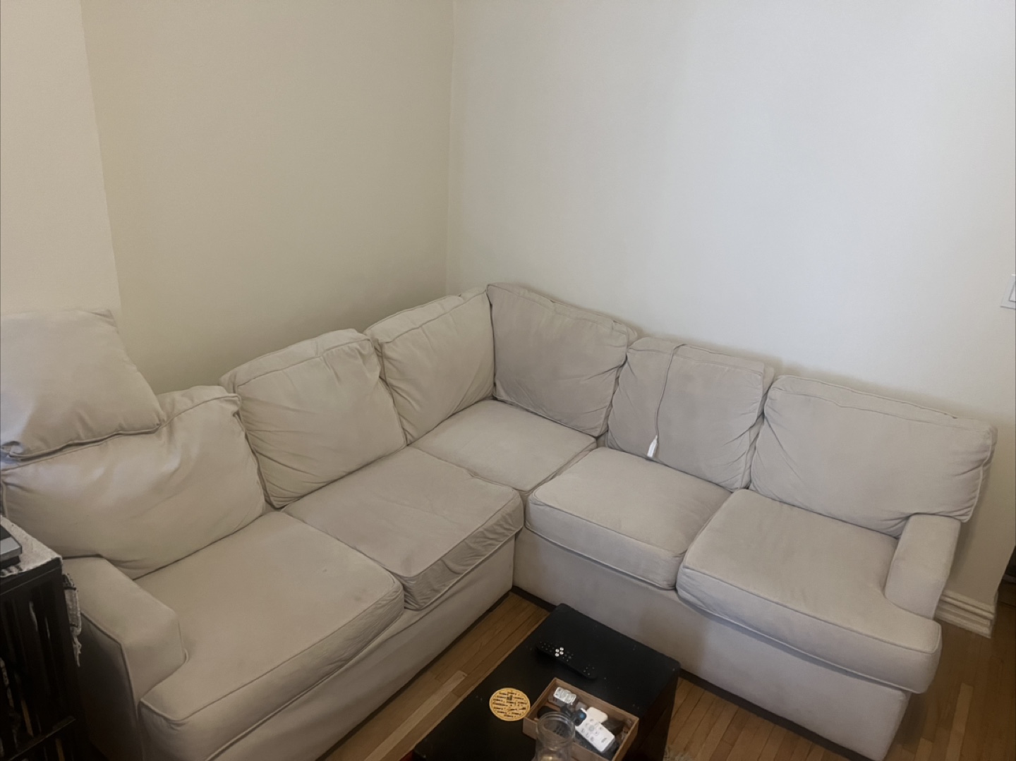 Used Beige Corner Couch