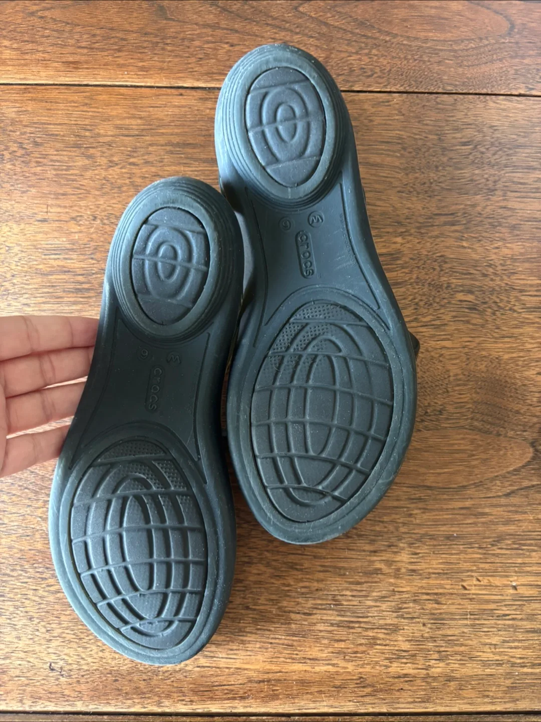 Crocs Black Strappy Sandals image indicator(8)