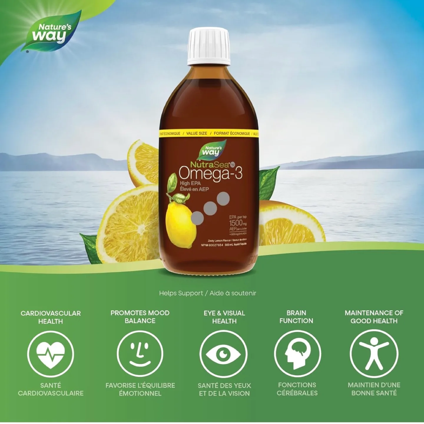 Nature's Way NutraSea Omega-3 Liquid image indicator(2)