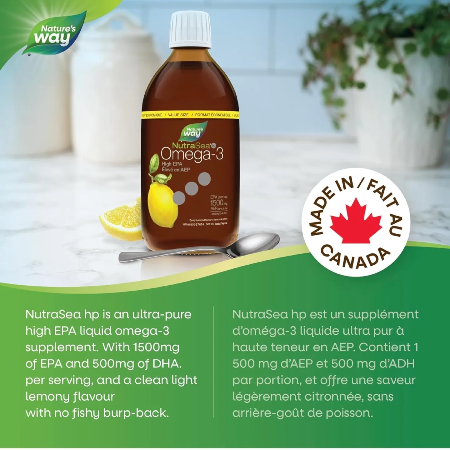 Nature's Way NutraSea Omega-3 Liquid image indicator(3)