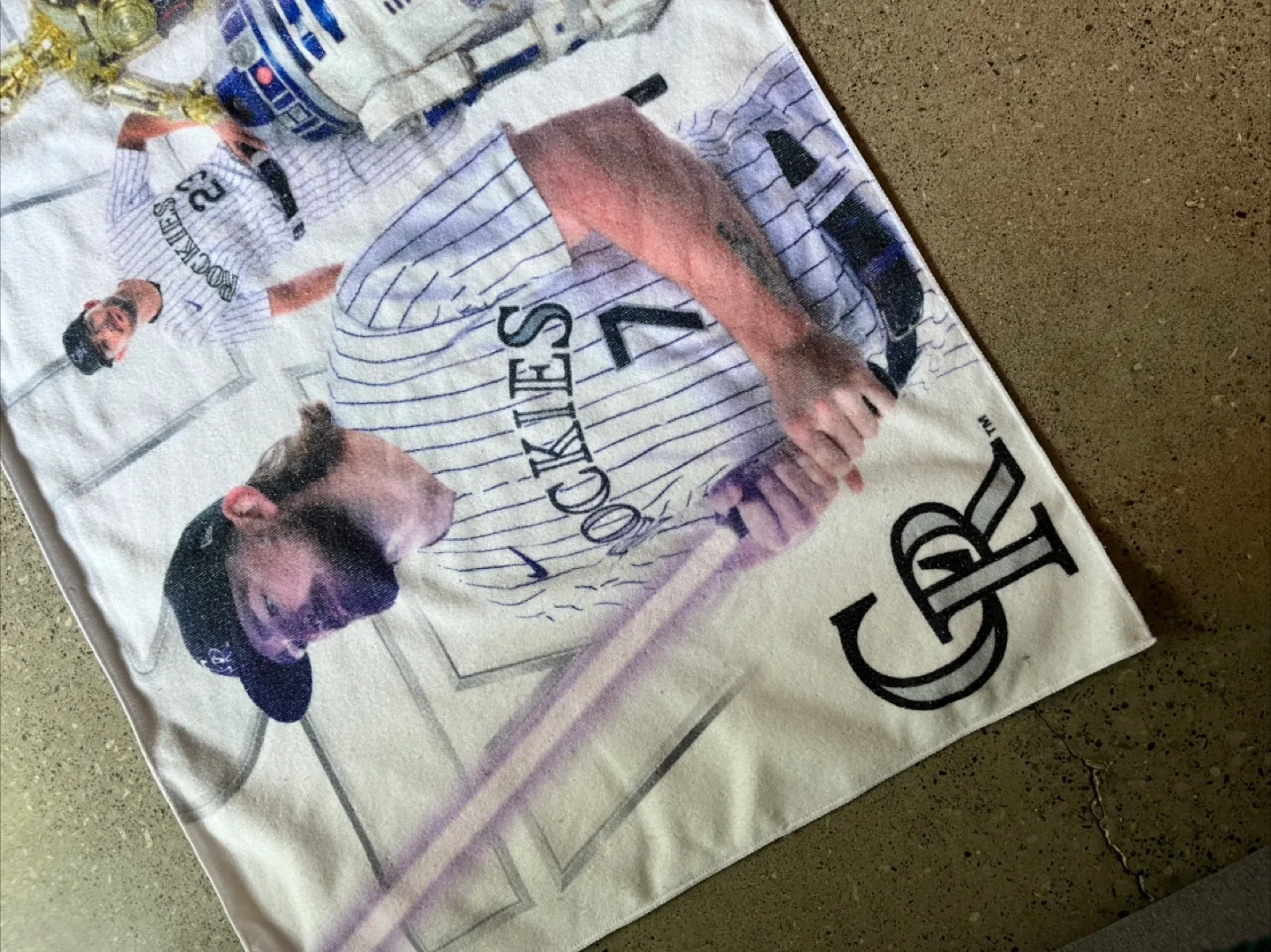 Colorado Rockies Star Wars beach towel image indicator(2)