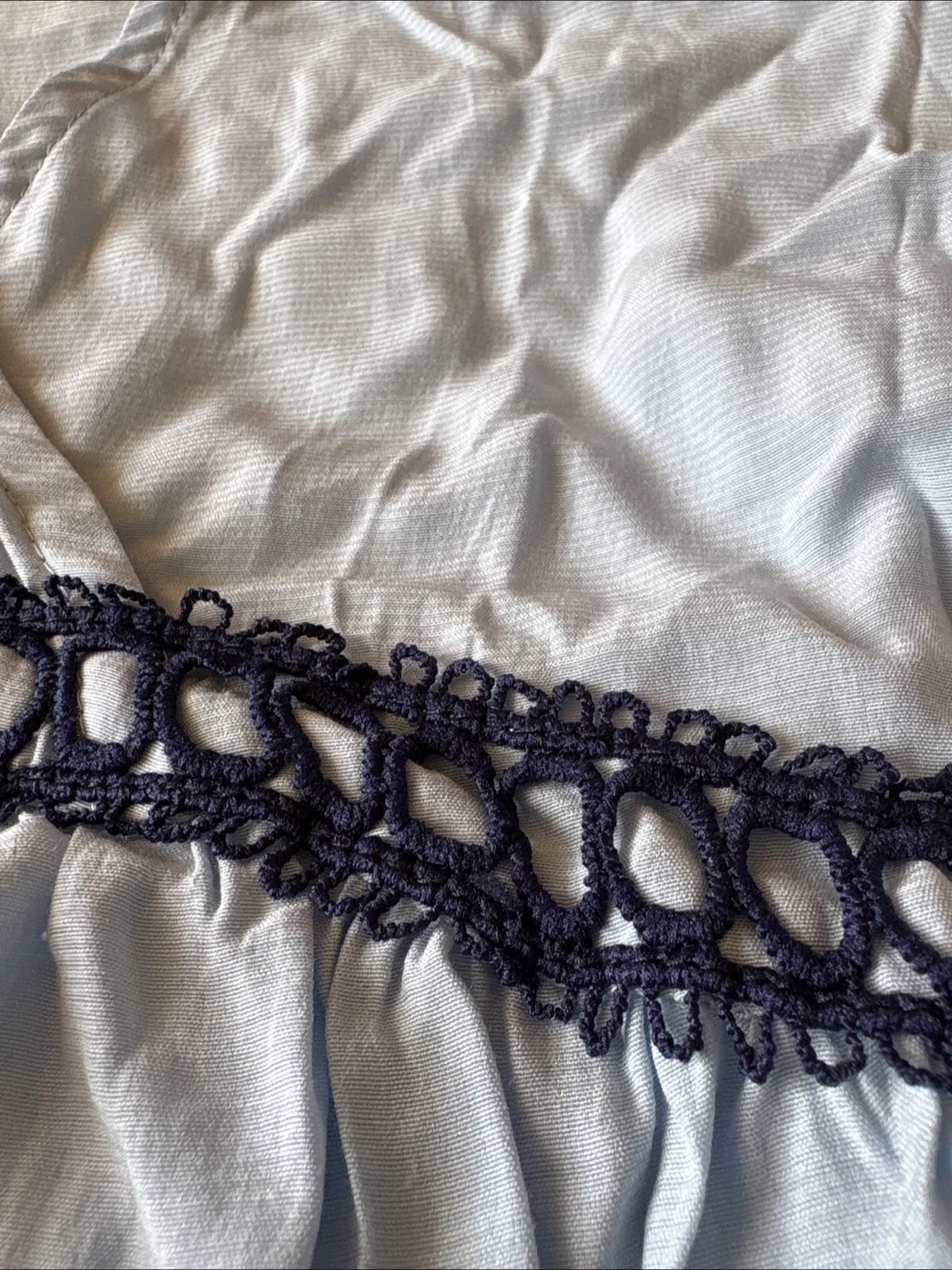 🇨🇦Shein Light Blue Blouse - Size S image indicator(2)