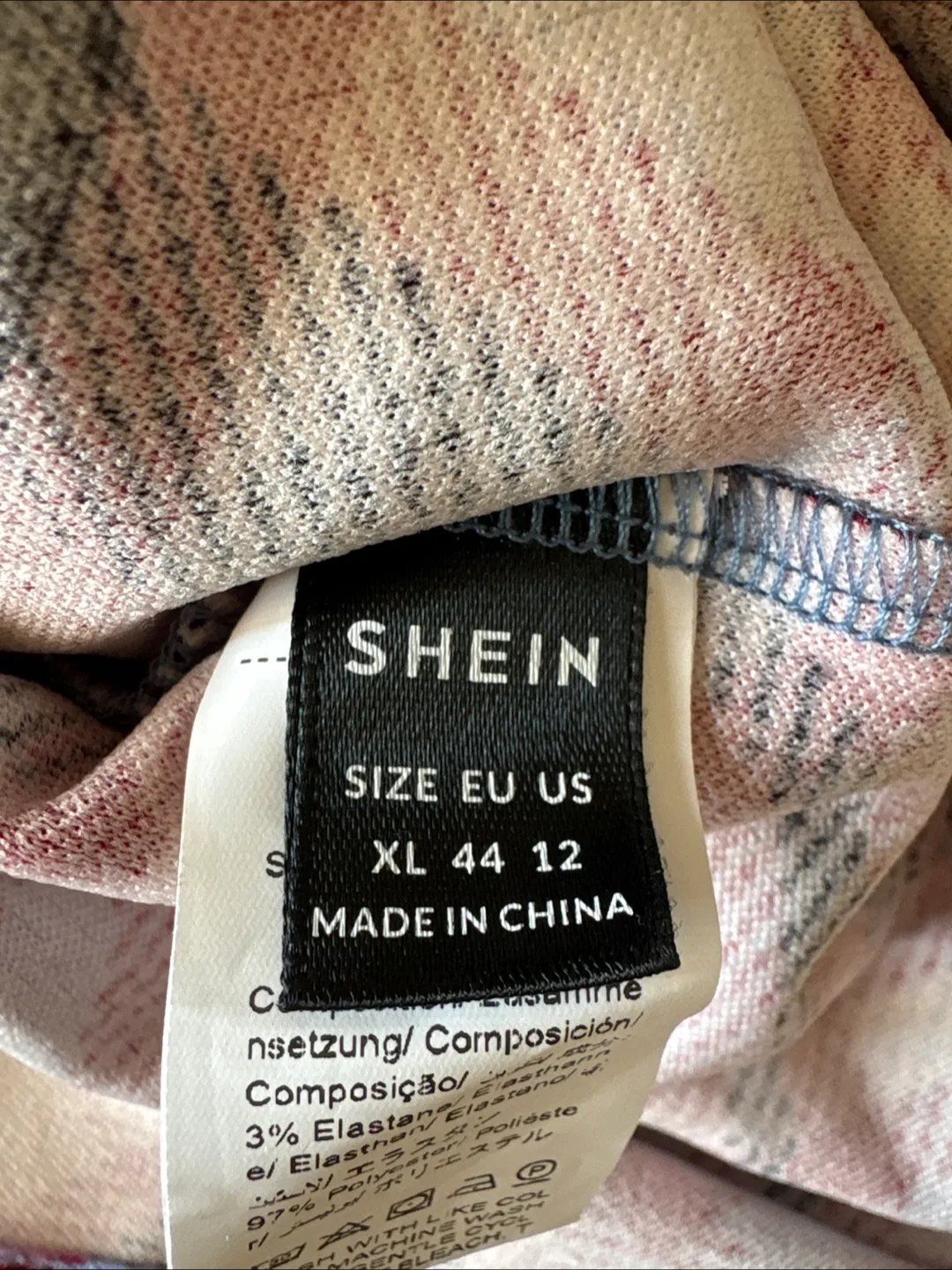 🇨🇦Shein Plaid Bow Dress - Size XL image indicator(3)