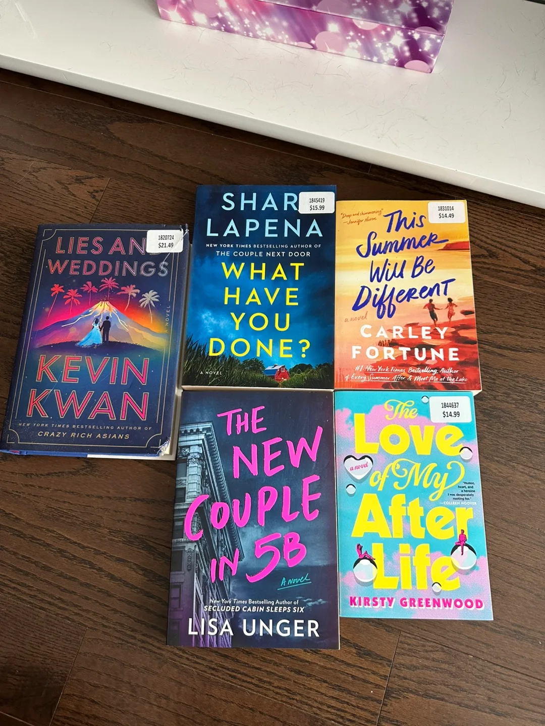 Mixed Lot of Novels - Kevin Kwan, Shari Lapena, More! thumbnail