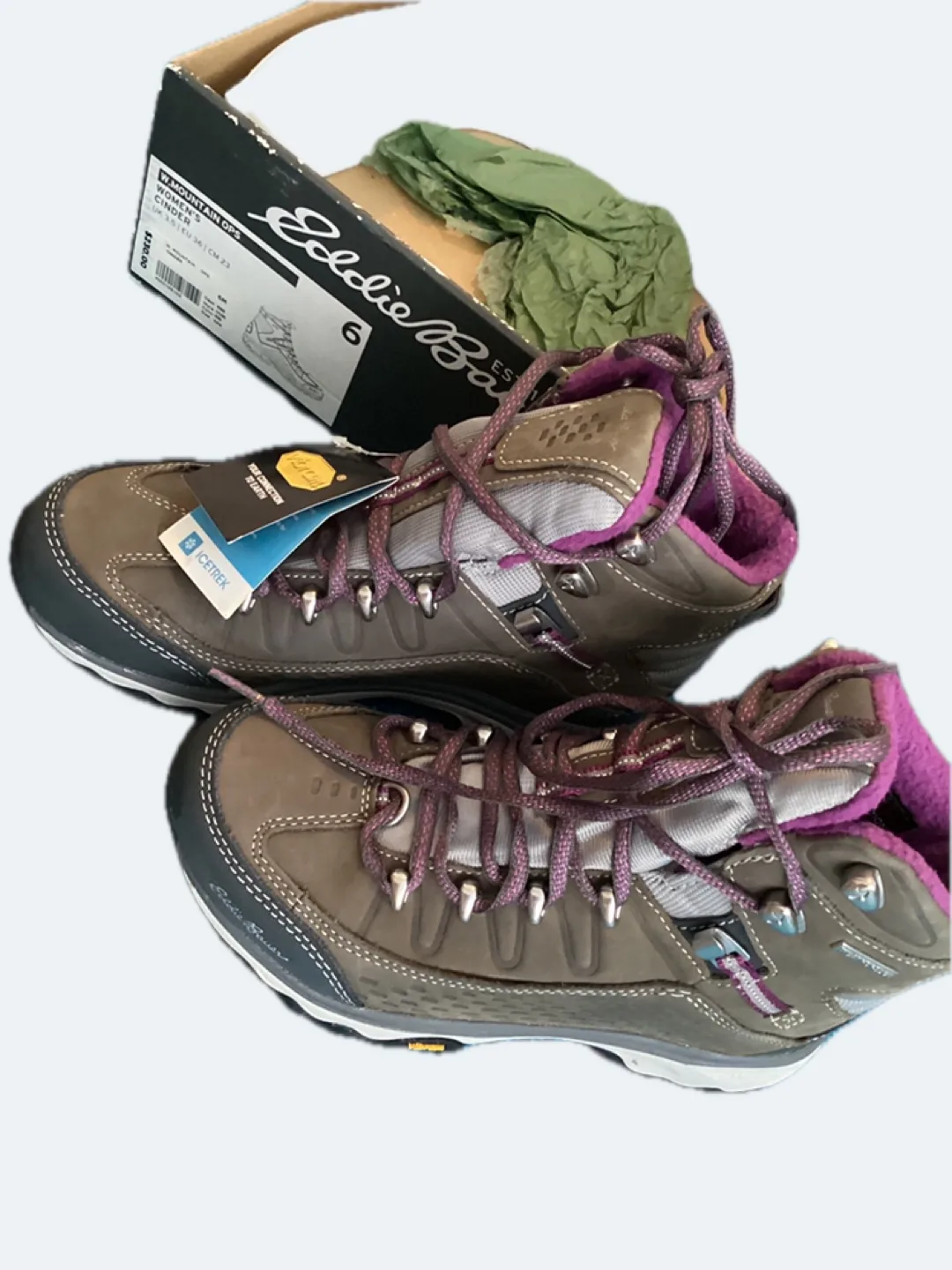 Eddie Bauer Mountain Ops Women's Hiking Boots - Size 6 thumbnail
