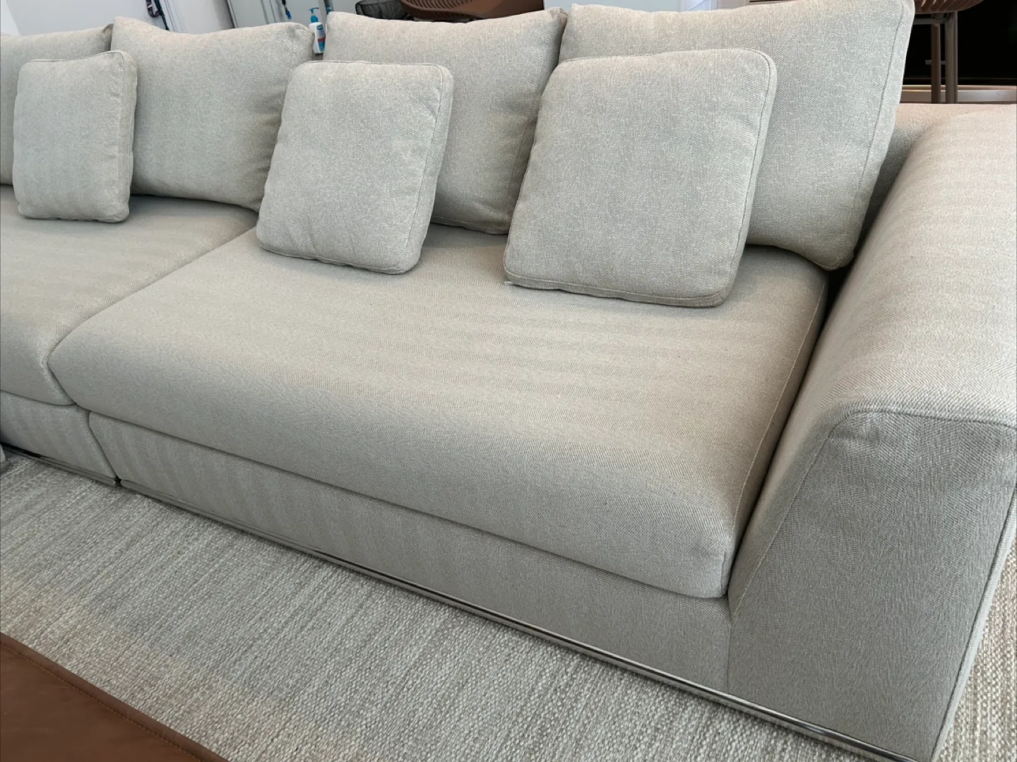 Structube Beige Sectional Sofa image indicator(6)