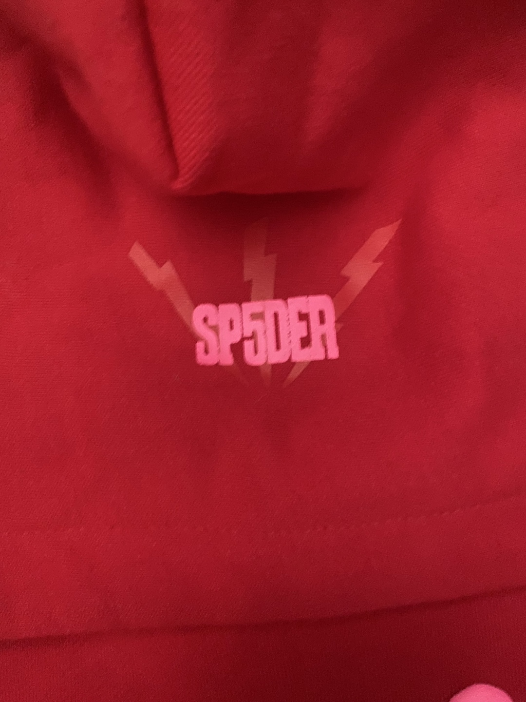 Sp5der Worldwide Red Angel Number 555 Hoodie - photo 3