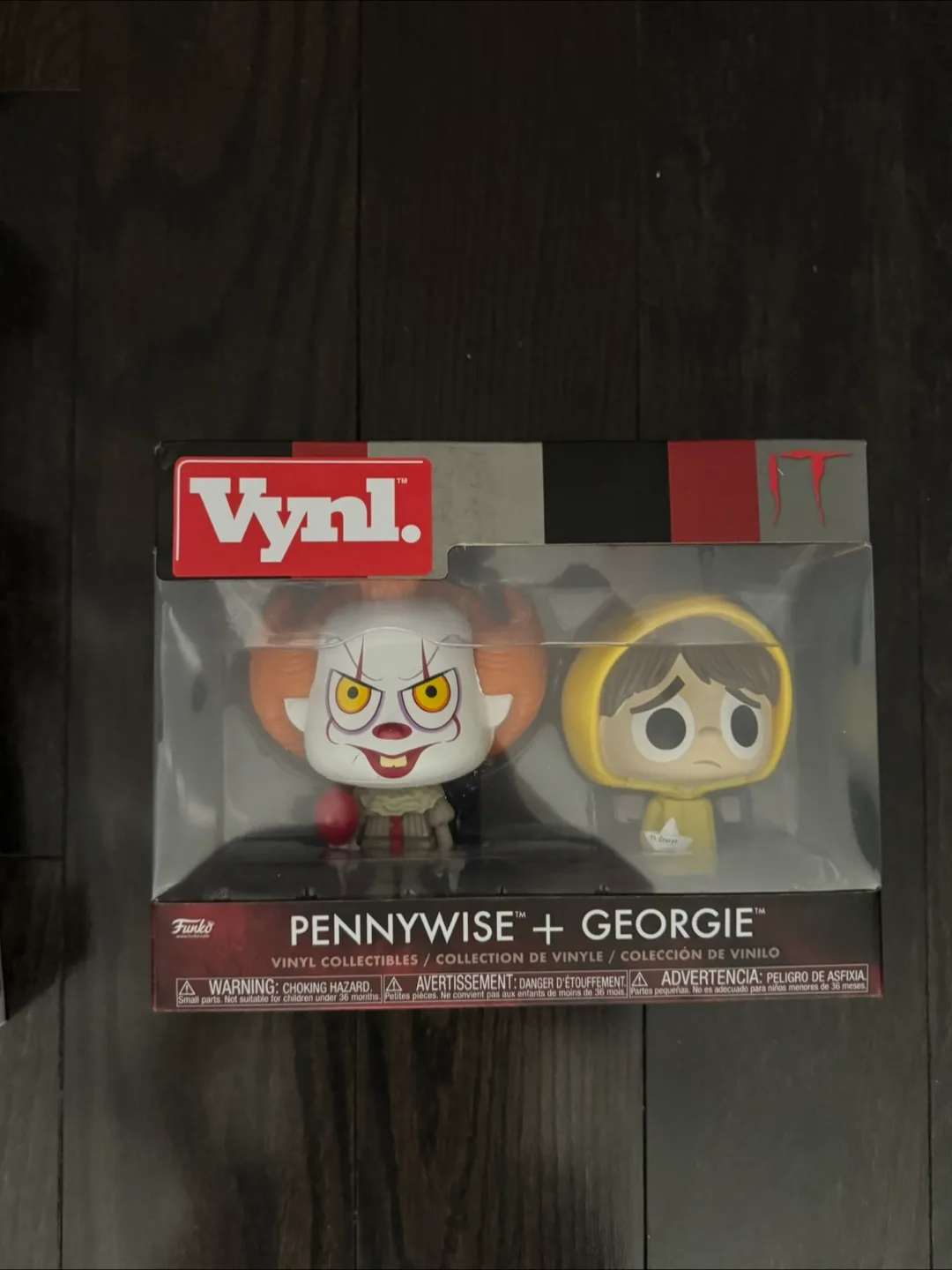 Vynl. Funko Pennywise + Georgie Vinyl Collectibles thumbnail