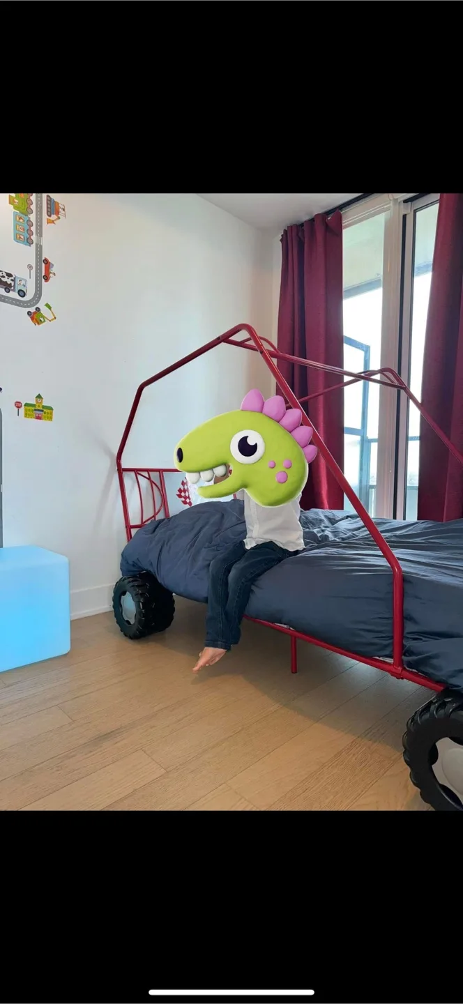 Kids car Twin Bed Frame - Red thumbnail