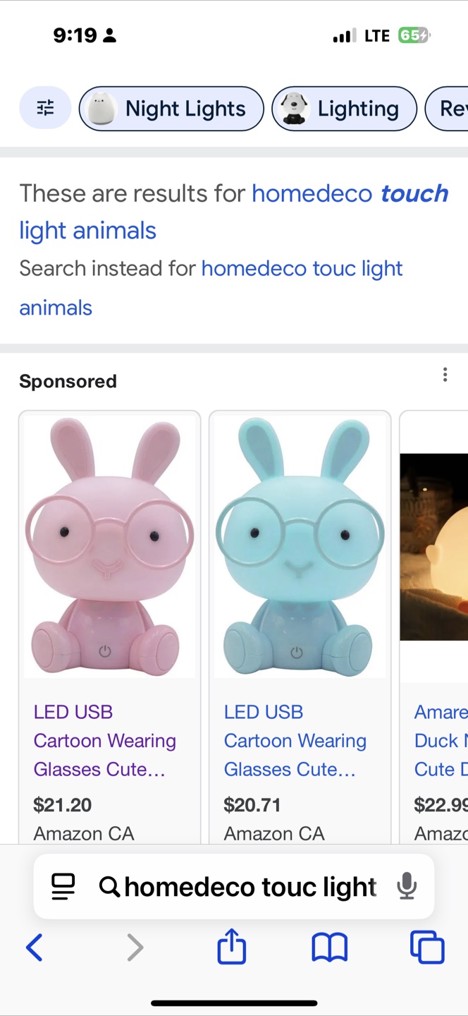 Homedeco LED USB Cartoon Bunny Night Light - photo 2