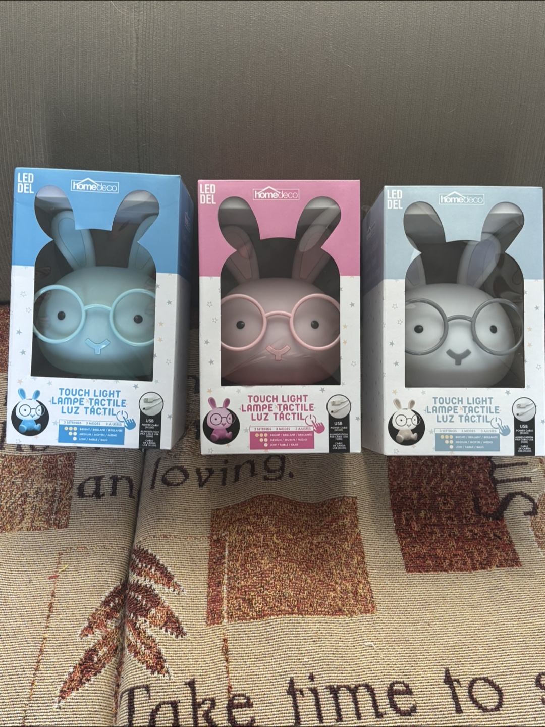 Homedeco LED USB Cartoon Bunny Night Light