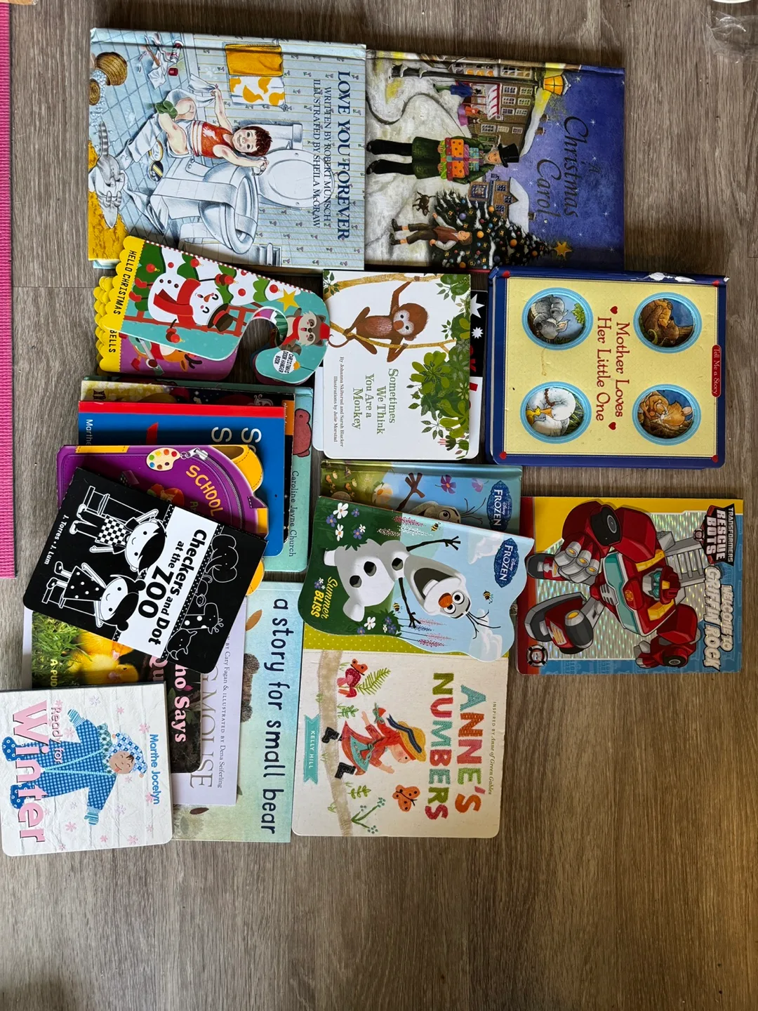 Kids Book Bundle: Christmas Carol, Frozen, Transformers thumbnail