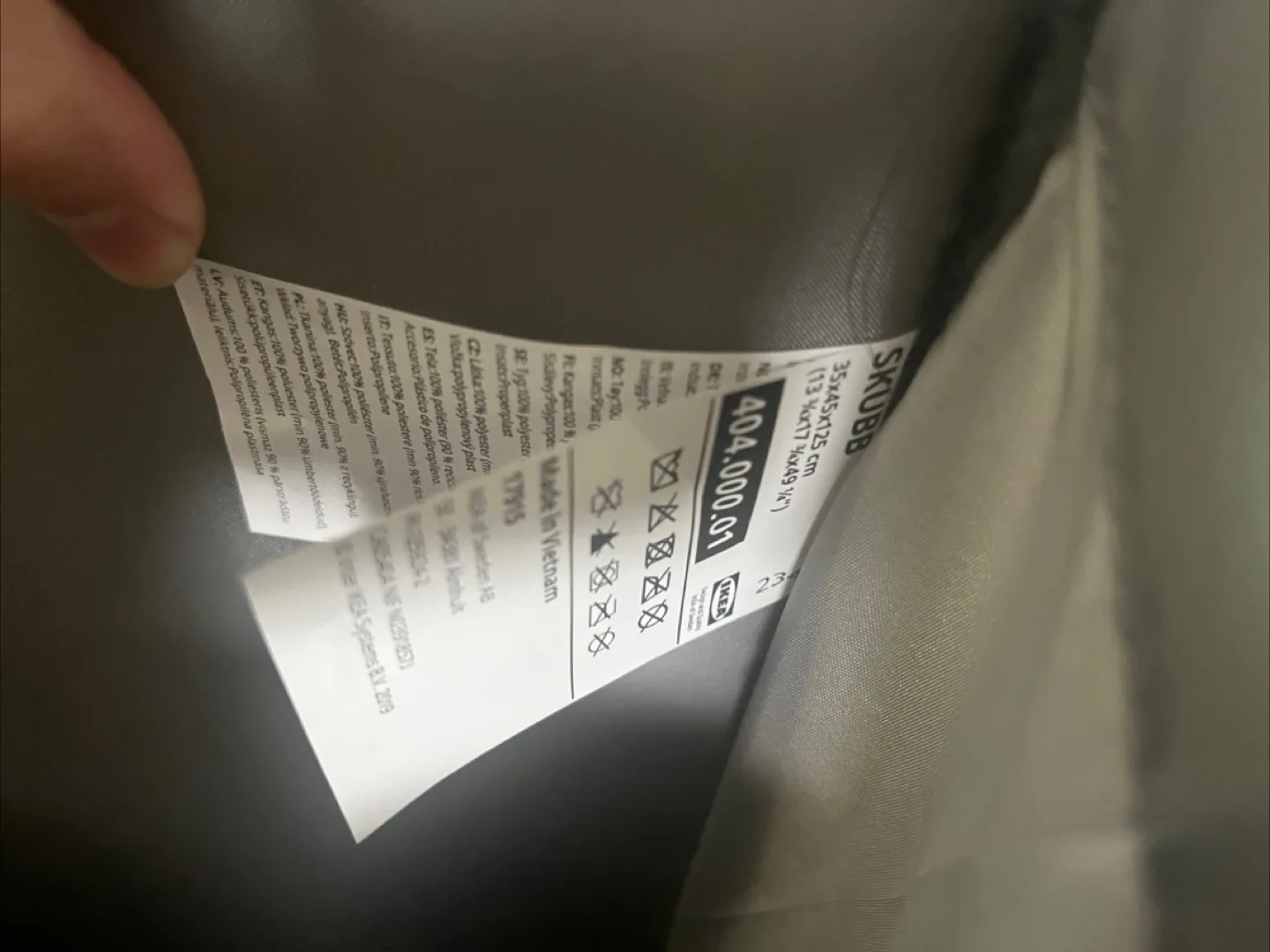 IKEA SKUBB Hanging Storage with 6 Compartments image indicator(2)