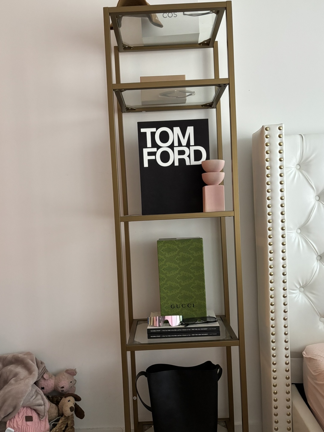 Gold “brass” Bookshelf - photo 4