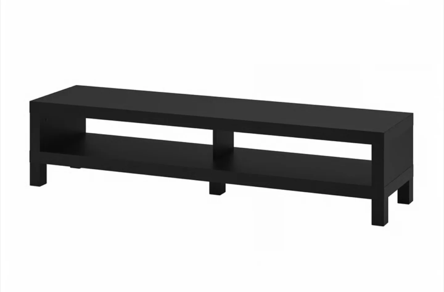 IKEA TV Bench - Black-Brown thumbnail