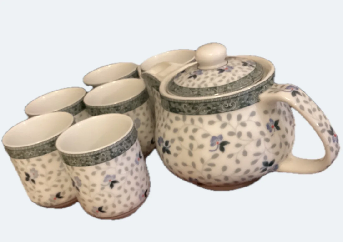 Tea Set with Teapot and Cups thumbnail