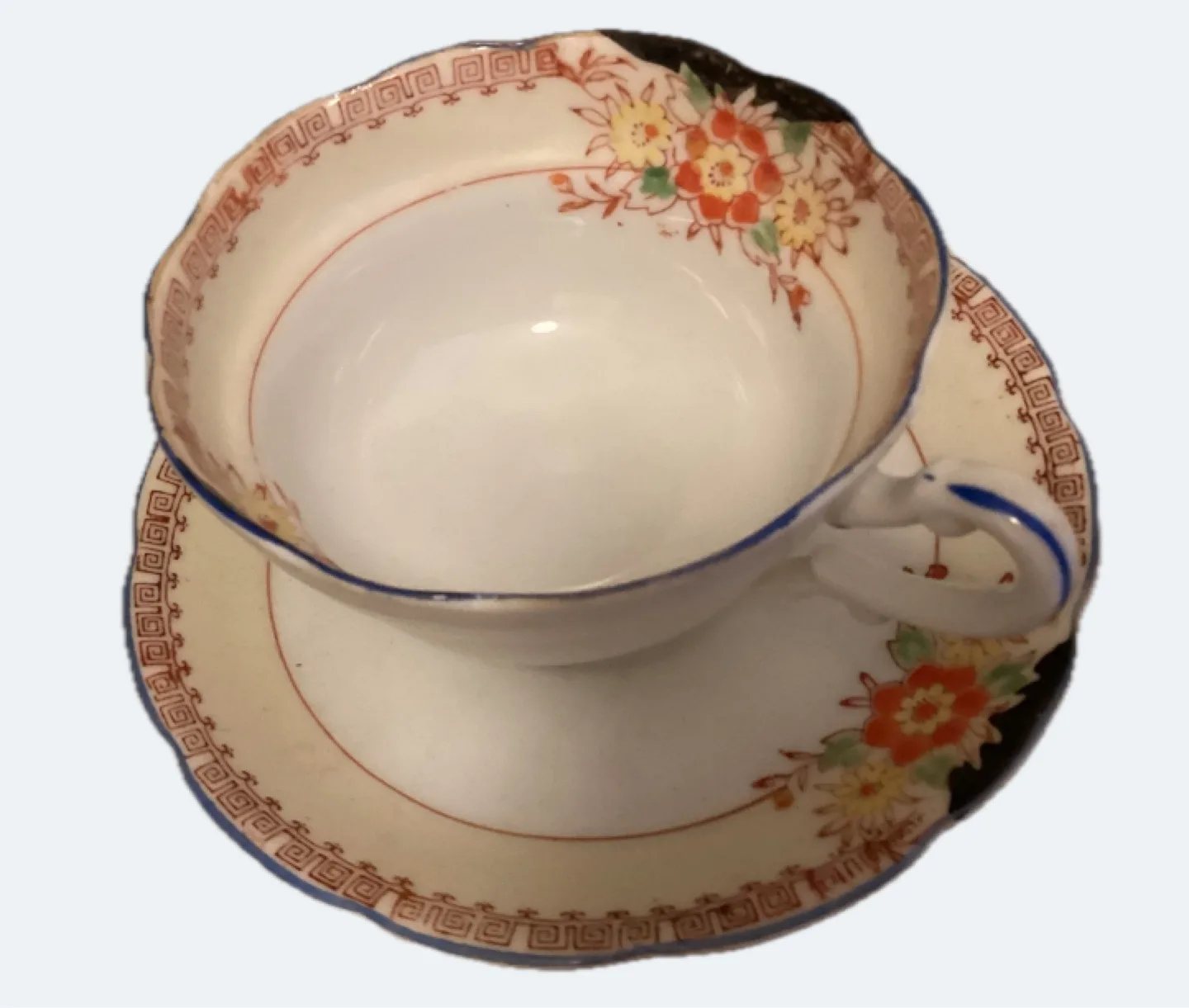 Vintage Finest China Japan Teacup & Saucer Set thumbnail