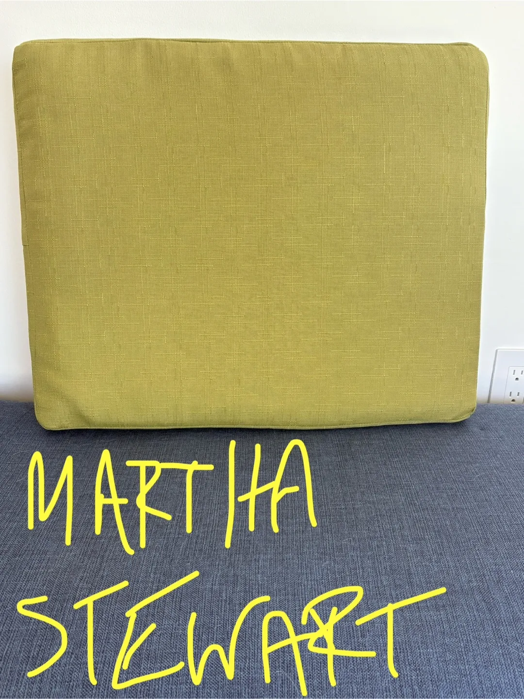 Martha Stewart Living Green Patio Cushion thumbnail
