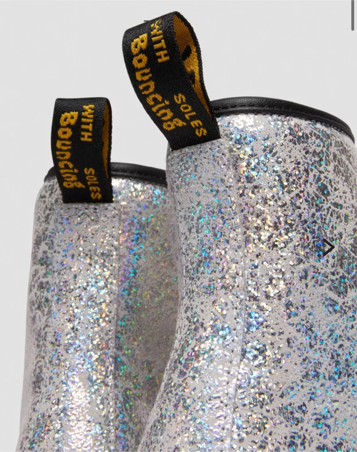 Dr. Martens 1460 Y Leather Glitter Boots - US 7 image indicator(2)