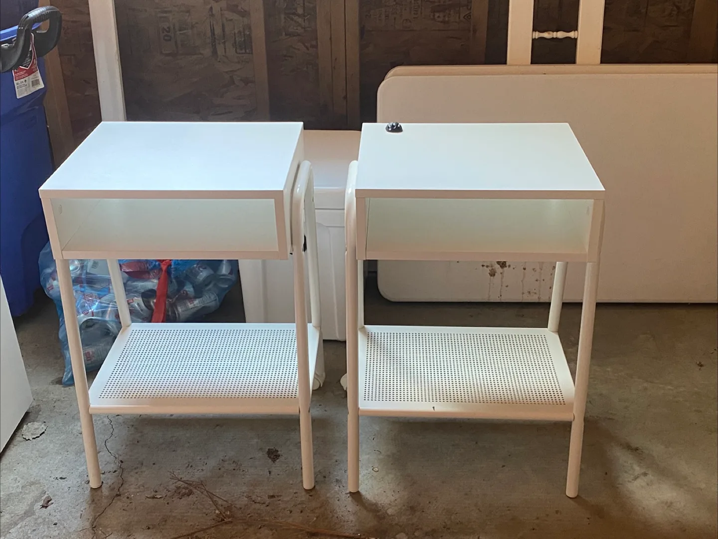White Bedside Tables - Set of 2 thumbnail