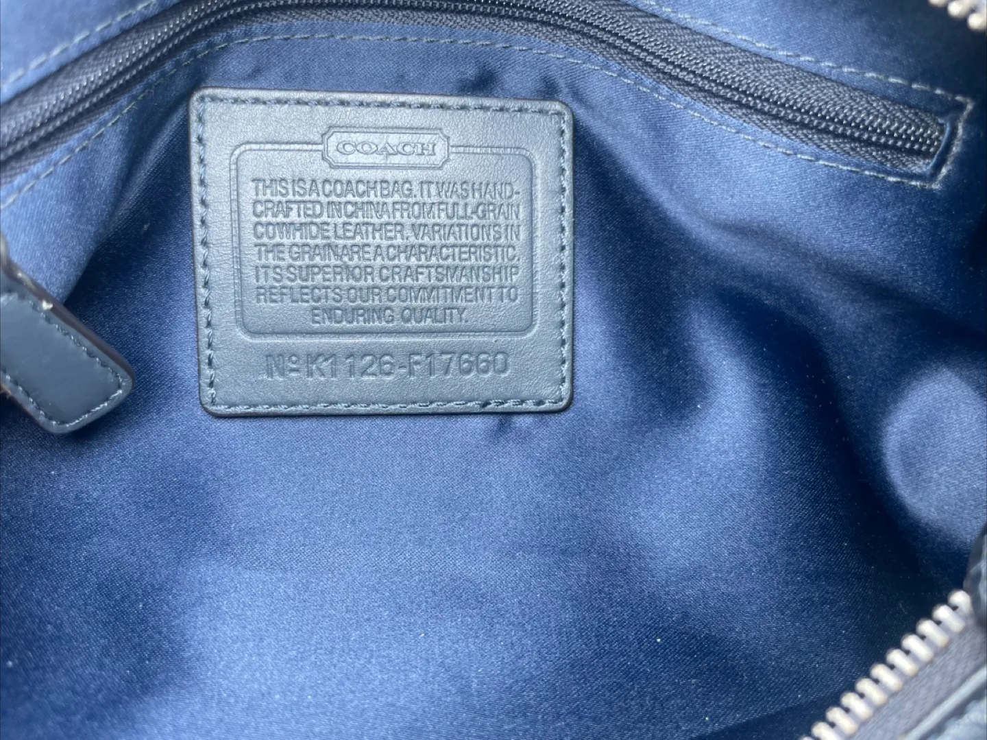 Coach Black Leather Satchel image indicator(6)