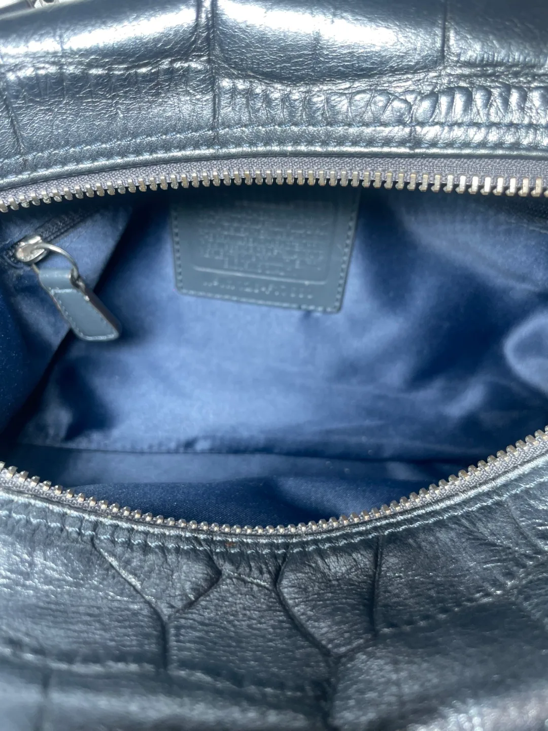 Coach Black Leather Satchel image indicator(5)