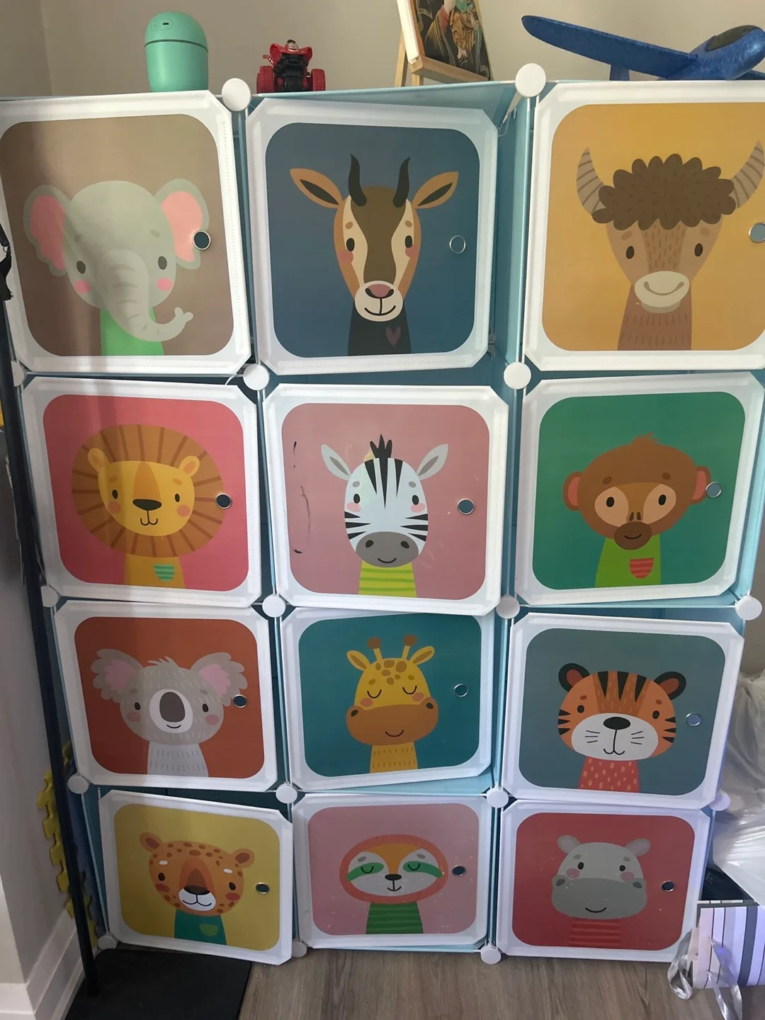 Kids' Animal Print Storage Cube Organizer thumbnail
