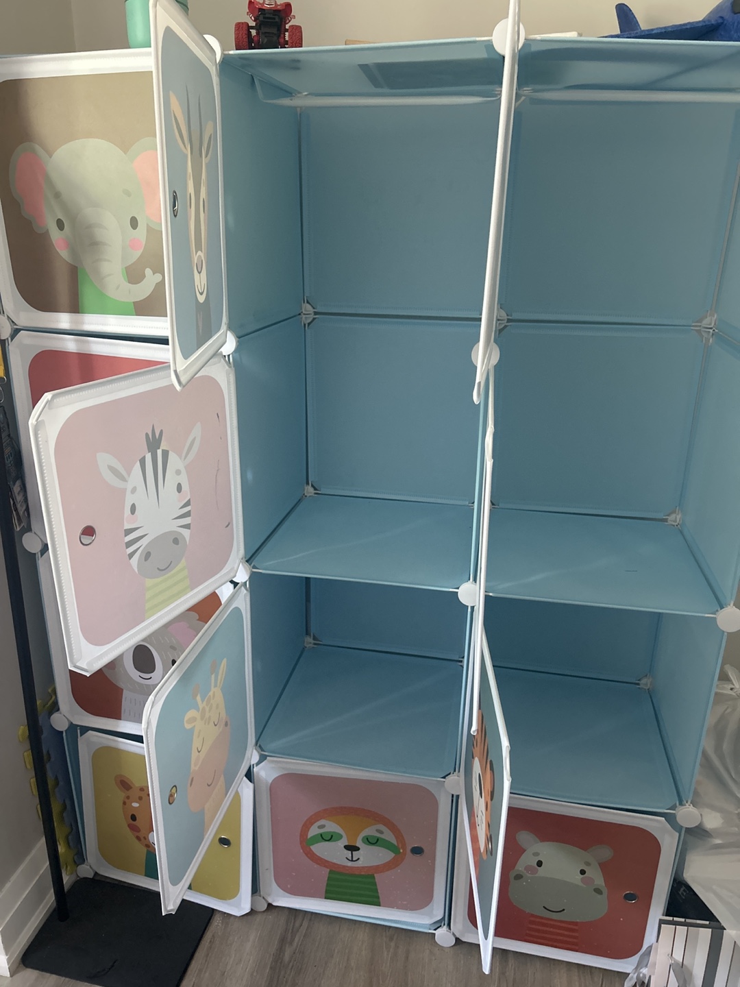 Kids' Animal Print Storage Cube Organizer - photo 2