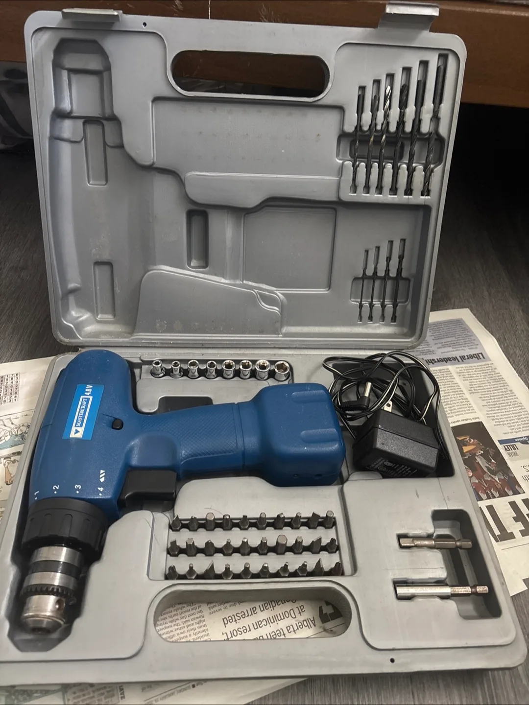 Mastercraft 4.8V Cordless Drill with Case