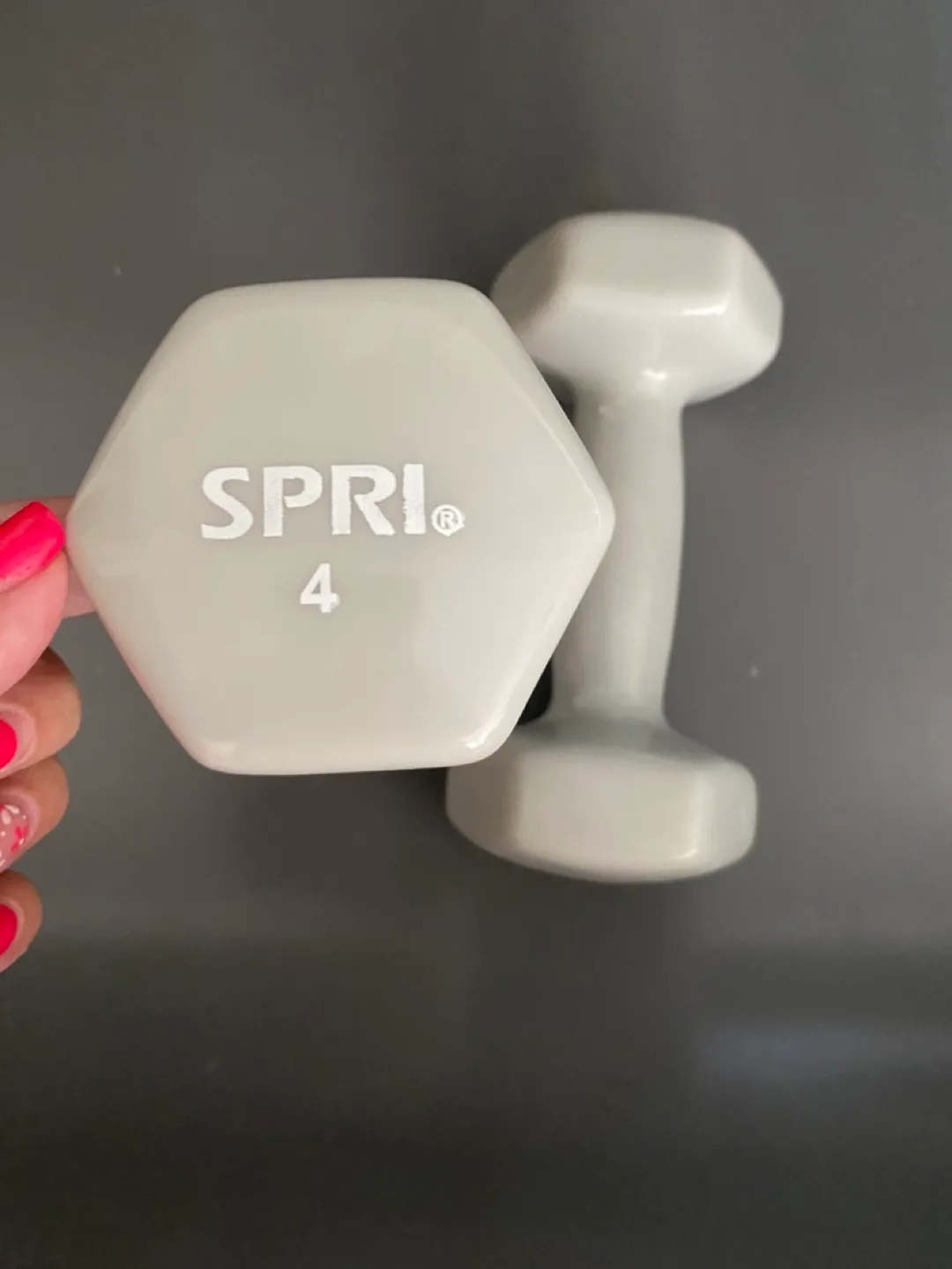 SPRI 4lb Dumbbell - Great for Home Workouts! thumbnail