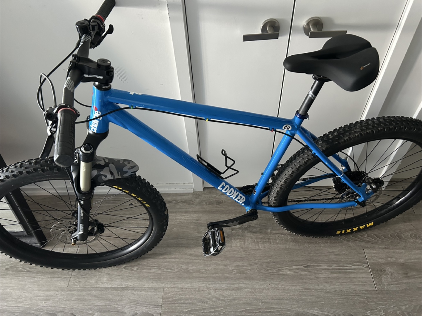 Hard Tail Blue Mountain Bike - photo 2