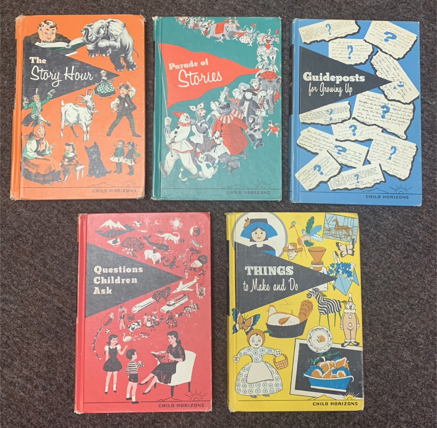 Child Horizons Vintage Children's Books - Set of 5