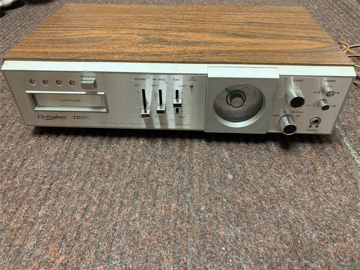 Electrophonic IC/IFET AM/FM Stereo Receiver thumbnail