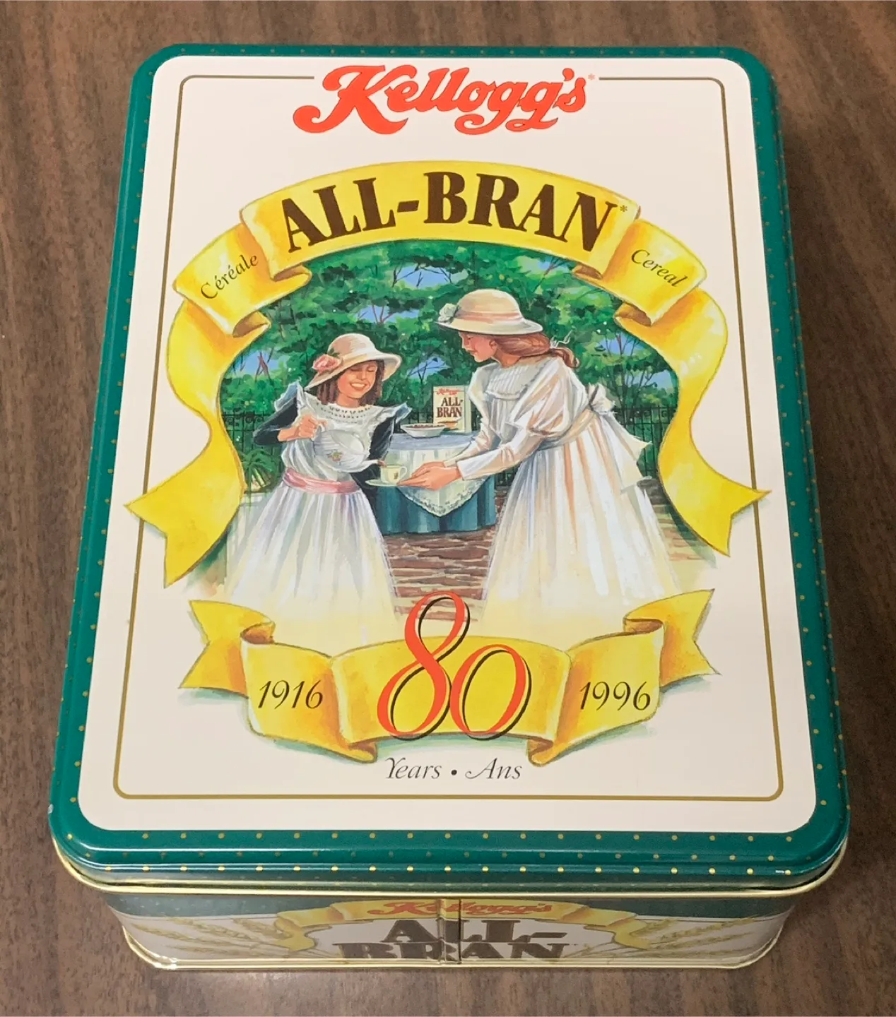 Kellogg's All-Bran 80th Anniversary Tin - 1916-1996 thumbnail