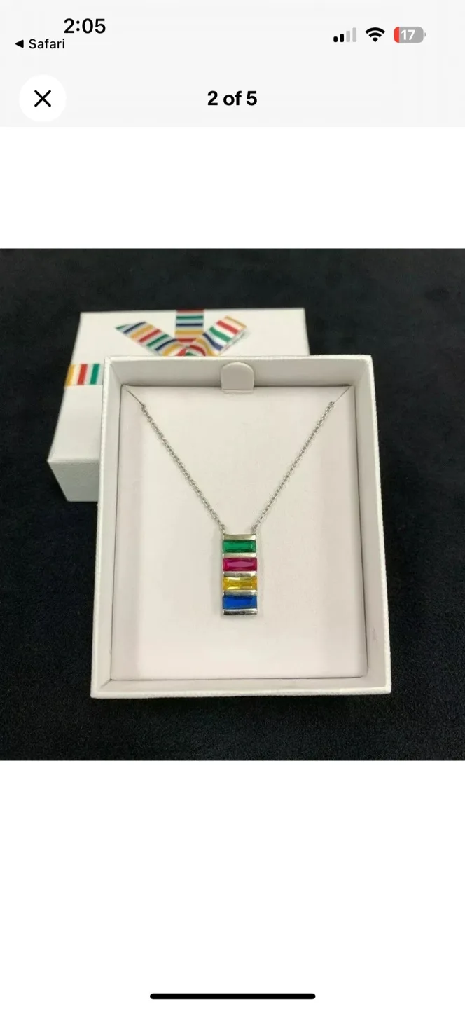 NEW Hudson's Bay Company Sterling Silver  HBC Stripes
