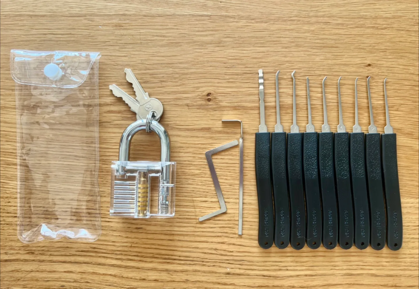 Lock Picking Set with Practice Lock thumbnail