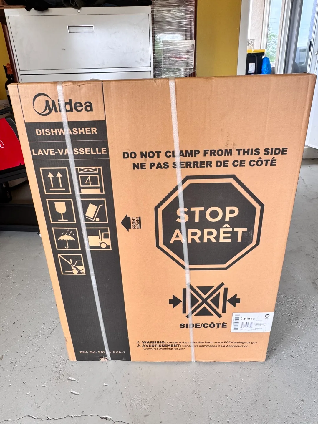Midea 24 Inch White Dishwasher - New in Box! thumbnail