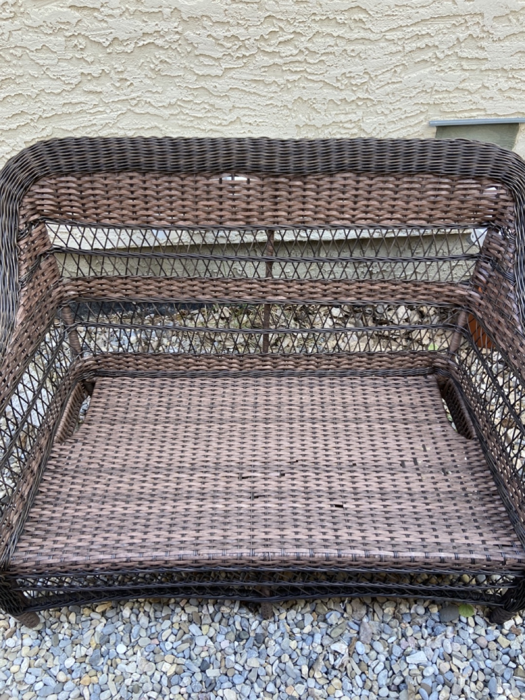 Wicker Loveseat with Cushions - photo 2