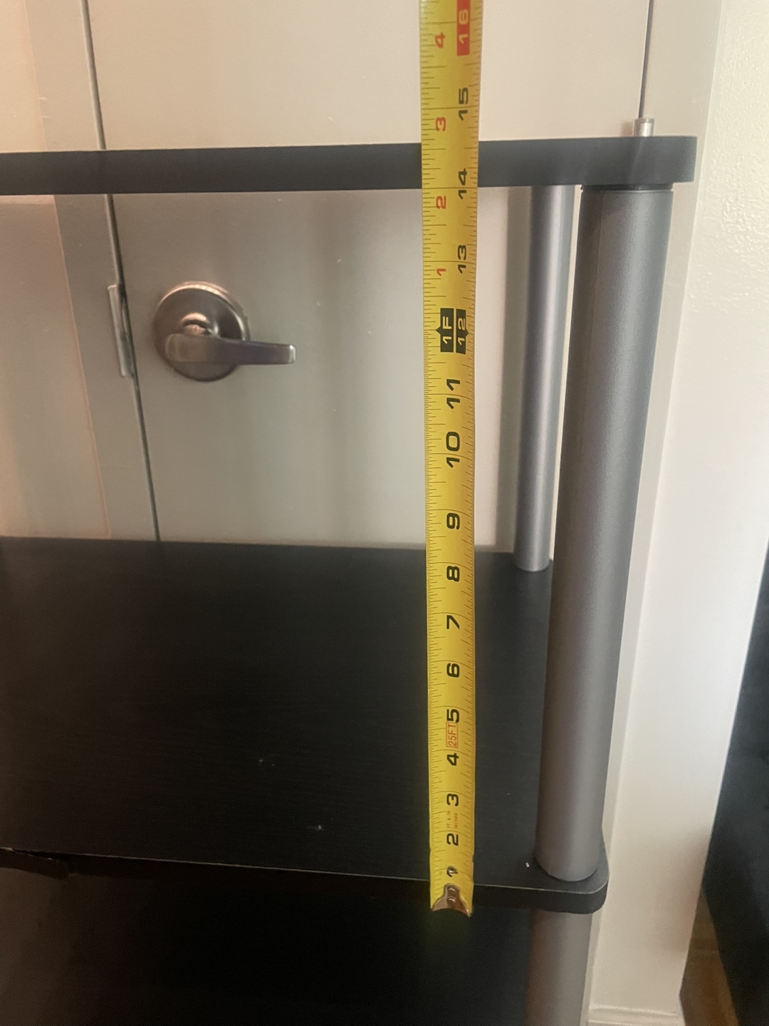 Black 4-Tier Shelf - 44" x 23.5" x 15.5" - photo 5