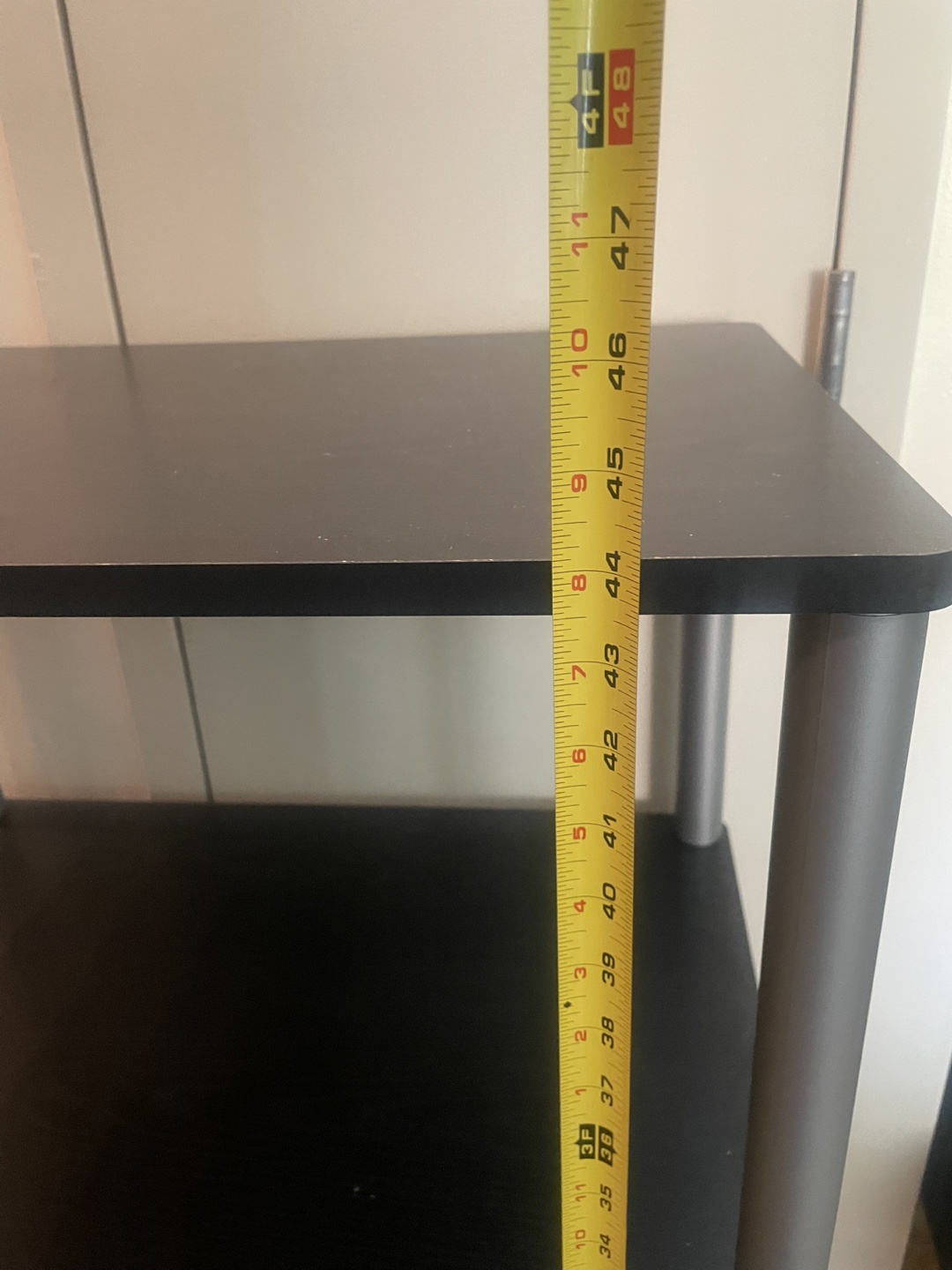 Black 4-Tier Shelf - 44" x 23.5" x 15.5" - photo 2