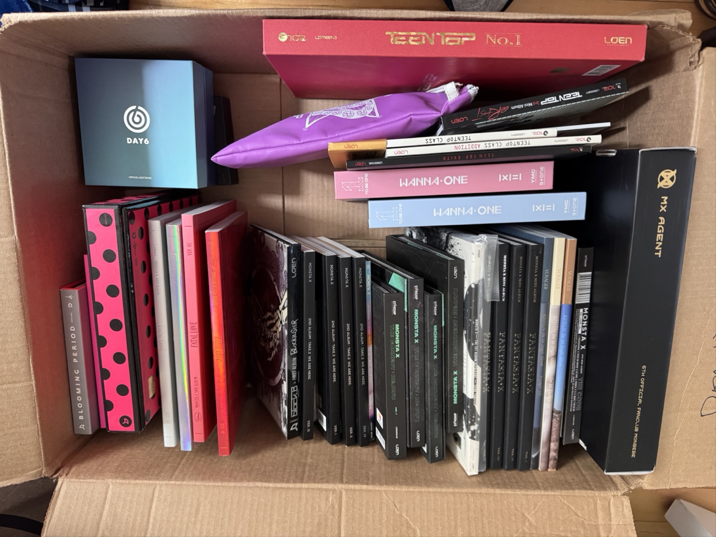 Kpop Albums: Monsta X, Wanna One, Teen Top, Day6