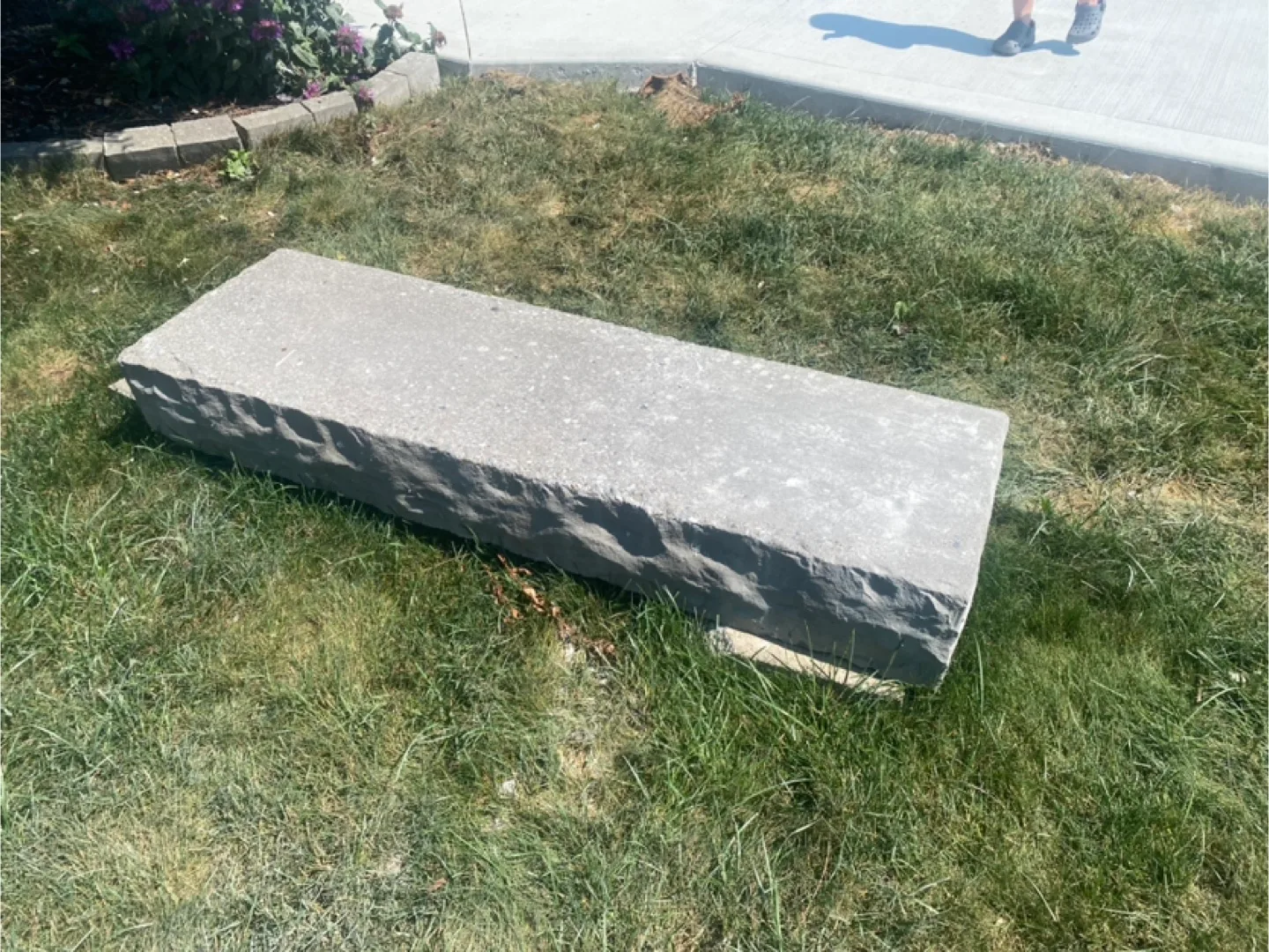 Porch concrete step stone thumbnail
