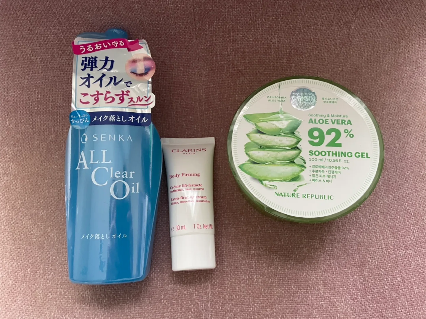Senka All Clear Oil, Aloe Vera Soothing Gel and extra 🍁🇨🇦 thumbnail