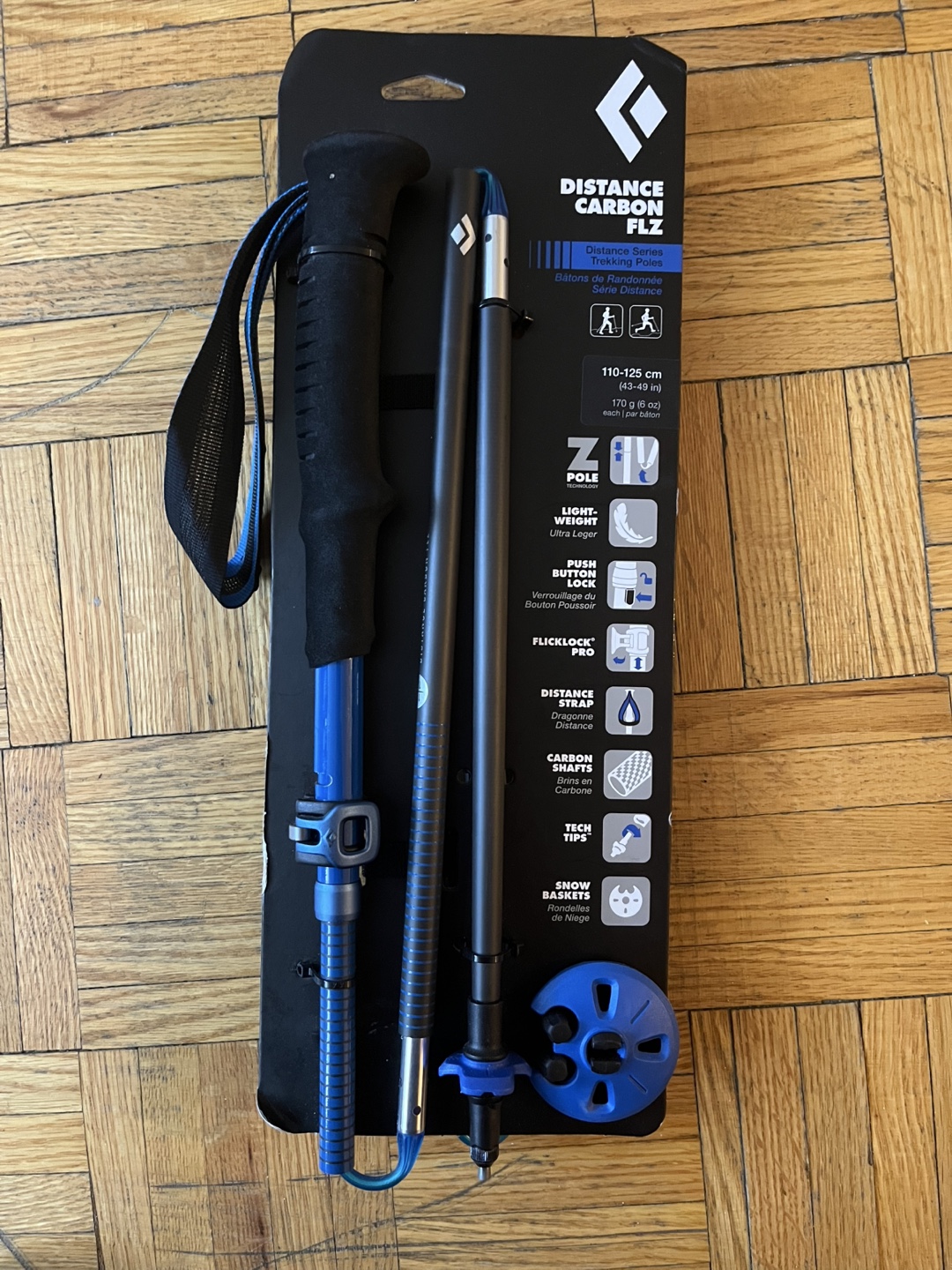 New Black Diamond Distance Carbon FLZ Trekking Poles - photo 2