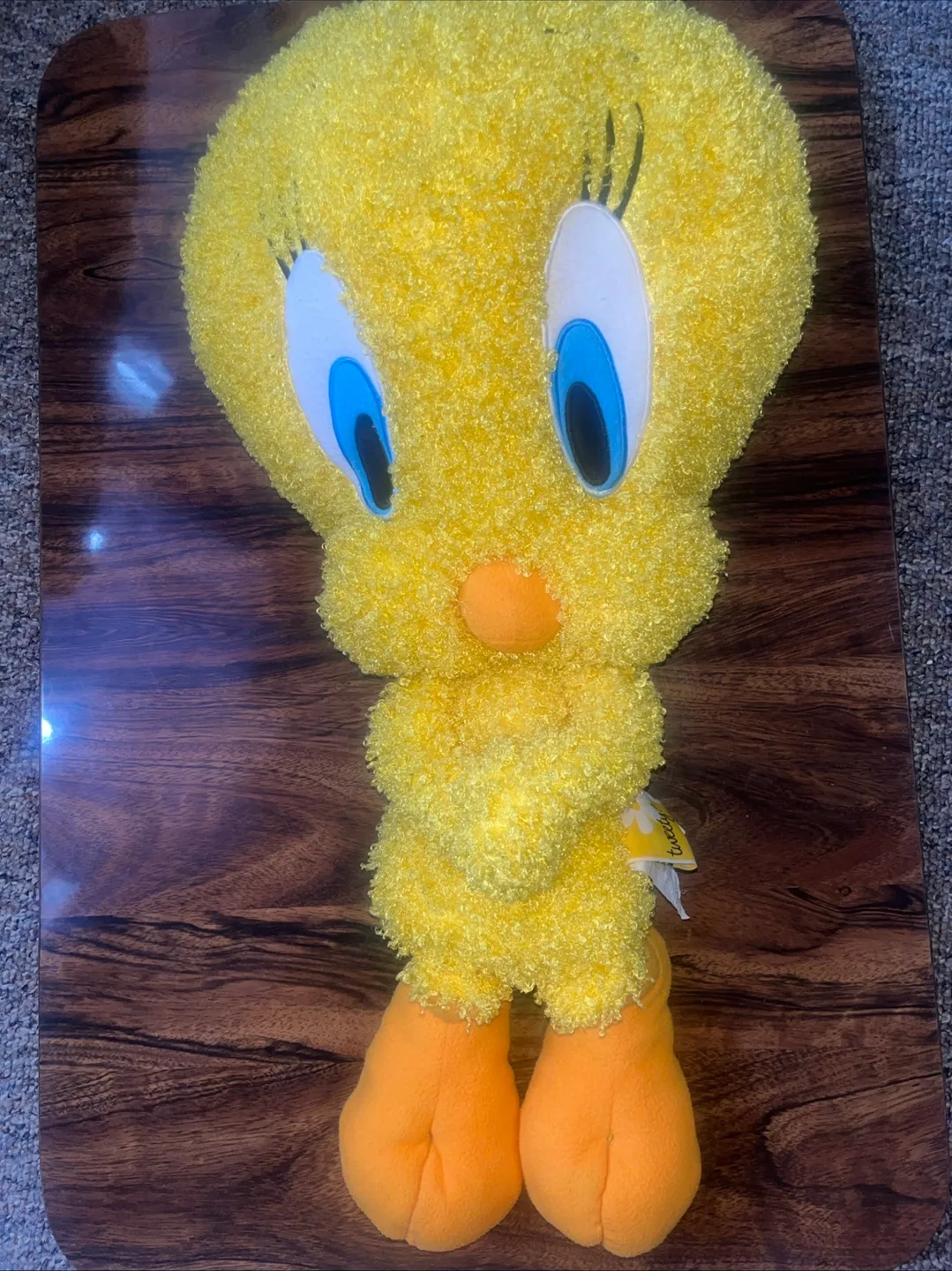 Large 35” Tweety Bird Plush Toy Warner Bros image indicator(10)