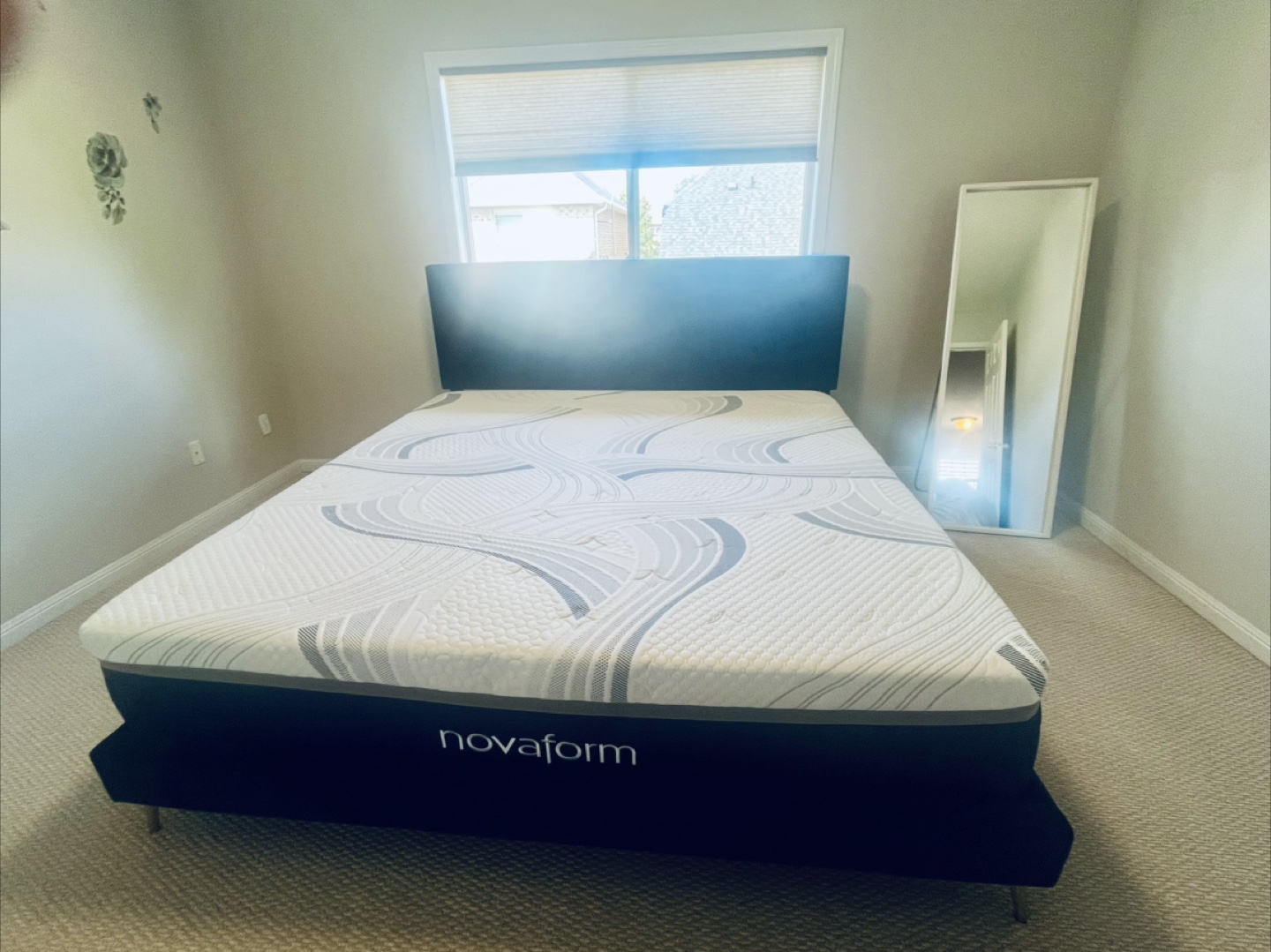 Novaform Mattress and bed frame