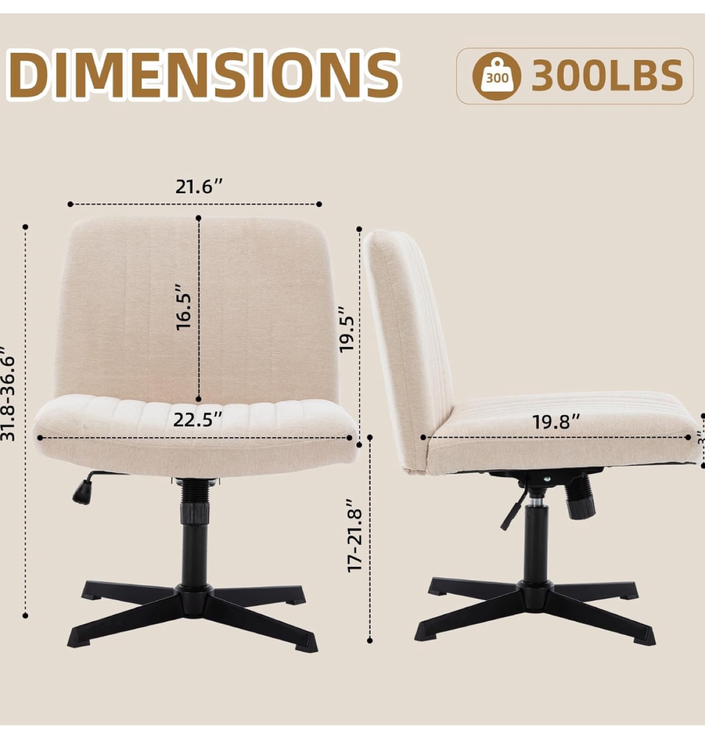 Grey Adjustable Office Chair - photo 3